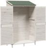 vidaXL Gartenschuppen Weiß 106 x 56 x 176,5 cm Massivholz aus Fichte 42033465 Bild 4