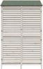 vidaXL Gartenschuppen Weiß 106 x 56 x 176,5 cm Massivholz aus Fichte 42033465 Bild 5