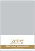 Janine Mako-Jersey Spannbetttuch Spannbettlaken 100% naturreine Baumwolle 90-100cm x 190-200cm 18 silber Bild 3