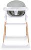 Cangaroo Kinderhochstuhl Almond Holzoptik klappbar Doppeltablett Sicherheitsgurt grau Bild 3