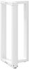 vidaXL Bartischbeine T-Form 2 Stk. Weiß 40x35x(90-91) cm Stahl 4013073 Bild 4