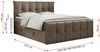 Boxspringbett KING DE LUX - 7-Zonen Matratze - PREMIUM-11-KING - 160x200cm - Braun Velours - H3 Bild 5