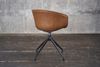 KAWOLA Stuhl DANI Esszimmerstuhl mit Drehfunktion Kunstleder cognac 81 x 54.5 x 60 cm Bild 5