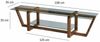 Dmora Fernsehschrank Arienzo, Ständer für Wohnzimmerfernseher, Niedriges Wohnzimmer-Sideboard, TV-Ständerbasis, 158x35h35 cm, Nussbaum Bild 3