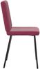vidaXL Esszimmerstühle 2 Stk. Weinrot Samt 4101191 Bild 5