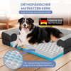 ELONEO orthopädisches Hundebett Grosse Hunde - 122 x 89 x 20 cm, Hundekorb mit Memory Foam, Hundematte wasserdicht und waschbar, Hundekissen, Hundematratze mit weicher Polsterung, schwarz Bild 2