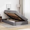 vidaXL Aufbewahrungsbett mit Matratze mit Matratze 2 pcs Grau Leder 3399602 Bild 4
