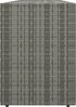 vidaXL Gartenschrank Grau 198x55,5x80 cm Poly Rattan 319871 Bild 5