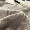 Wohndecke Baumwolle Waffelpique Kuscheldecke,Weiche und Atmungsaktive Tagesdecke, TUWENA Bild 2