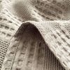 Wohndecke Baumwolle Waffelpique Kuscheldecke,Weiche und Atmungsaktive Tagesdecke, TUWENA Bild 3