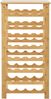 Weinregal Äänekoski 94x47x29 cm Bambus Natur [en. casa] Bild 3