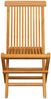 vidaXL Gartenstühle mit Roten Kissen 8 Stk. Massivholz Teak 3072938 Bild 5