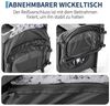 GarveeMore Babybett 5-in-1 Reisebett, faltbares Babybett für Babys mit Wickeltisch, Wiegefunktion,Hängespielzeug, 4 verstellbaren Höhen Bild 4