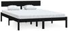 vidaXL Massivholzbett Schwarz Kiefer 120x190 cm UK Small Double [810121] Bild 2