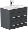 Badmöbel Mars 600 SlimLine SoftClose grafit : Grafit Bild 3