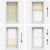 vidaXL Plissee Creme 70x150 cm Stoffbreite 69,4 cm Polyester 4015290 Bild 5