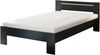 Bett >Cannes< in Schwarz - 125x71x204cm (BxHxT) Bild 5