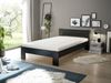 Bett >Cannes< in Schwarz - 125x71x204cm (BxHxT) Bild 2