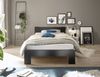 Bett >Cannes< in Schwarz - 125x71x204cm (BxHxT) Bild 3