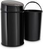 ECHTWERK Mülleimer INOX BLACK, Infrarot-Sensor, Korpus aus Edelstahl, Fassungsvermögen 30 Liter Bild 2