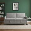 vidaXL Sofa mit Stauraum Hellgrau 172 x 78 x 87 cm Polyester 42036961 Bild 3