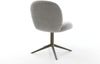 Drehstuhl Nube-Flex Strukturstoff Soft Grau Fußkreuz Effektfinish Titan 360° drehbar Wippfunktion Taschenfederkern Bild 5