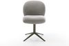 Drehstuhl Nube-Flex Strukturstoff Soft Grau Fußkreuz Effektfinish Titan 360° drehbar Wippfunktion Taschenfederkern Bild 2