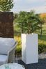 Premium Tower Pflanzsäule aus Kunststoff 40 x 90 cm weiß Bild 2