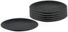 Spetebo Speiseteller Speiseteller in schwarz matt - 6er Set, (6 St), Speiseteller in schwarz matt - 6er Set Bild 3