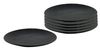 Spetebo Speiseteller Speiseteller in schwarz matt - 6er Set, (6 St), Speiseteller in schwarz matt - 6er Set Bild 4