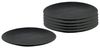 Spetebo Speiseteller Speiseteller in schwarz matt - 6er Set, (6 St), Speiseteller in schwarz matt - 6er Set Bild 2