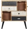 vidaXL Sideboard 70x30x78 cm Mango-Massivholz 282879 Bild 3