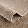 SANAT Kurzflor Teppich Wohnzimmer - Uni Modern Teppiche fürs Schlafzimmer, Arbeitszimmer, Büro, Flur, Kinderzimmer und Küche - Beige, 120x170 cm Bild 4