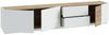 Lowboard Lüttich / Lewisville, Holzwerkstoff, Grau, Holzfarben, 239 x 50 x 41 cm Bild 4