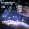 ZMH LED-Lichterkette, 8er-Pack, kaltweiß, Kupferdraht, 2 m, mit batteriebetriebener Lichterkette Bild 2
