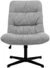 Vente-unique - SELENDO Sessel Stoff Grau - B 77 cm x H 104 cm93 cm x L 68 cm Bild 2