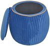 Sitzhocker mit Stauraum "Anna" blau Bild 3