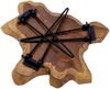 Couchtisch Teakholz Beistelltisch Klapptisch Wohnzimmertisch Teak Bild 3