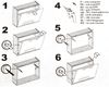 GarPet Schuhbox Schuhkipper weiß Erweiterbar Flur Schuh Kommode Regal System Rattan Bild 2