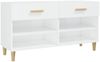 vidaXL Schuhschrank Hochglanz-Weiß 102x35x55 cm Holzwerkstoff 812822 Bild 2