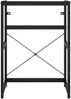 vidaXL Badezimmer Waschtischgestell Schwarz 59x38x83 cm Eisen 338500 Bild 3