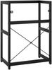 vidaXL Badezimmer Waschtischgestell Schwarz 59x38x83 cm Eisen 338500 Bild 5