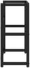 vidaXL Badezimmer Waschtischgestell Schwarz 59x38x83 cm Eisen 338500 Bild 4