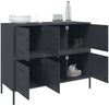 vidaXL Sideboard Anthrazit 100,5x39x79 cm Stahl 843098 Bild 4