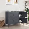 vidaXL Sideboard Anthrazit 100,5x39x79 cm Stahl 843098 Bild 3