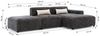 Ecksofa Designersofa ROMY in Stoff Enjoy Me Blau Ottomane Links Bild 2