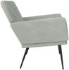 vidaXL Sitzbank Hellgrau 108x79x79 cm Samt 351382 Bild 4