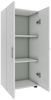 VCM Büroschrank Ulas 918433 Weiß H. 108 x B. 49 x T. 34 cm Bild 2
