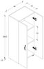 VCM Büroschrank Ulas 918433 Weiß H. 108 x B. 49 x T. 34 cm Bild 3