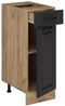 Küchenunterschrank R-Line Anthrazit Landhaus 30 cm ohne Arbeitsplatte Vicco Bild 3